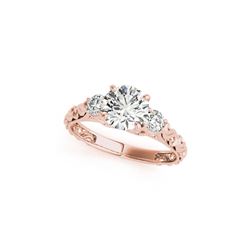 1.25 ctw VS/SI Diamond 3 Stone Ring 18K Rose Gold