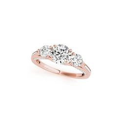 1.75 ctw VS/SI Diamond 3 Stone Ring 18K Rose Gold