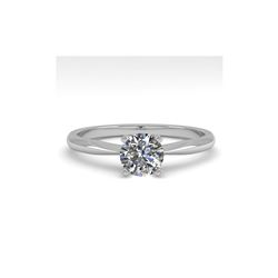 .50 ctw VS/SI Diamond Engagement Designer Ring 14K White Gold