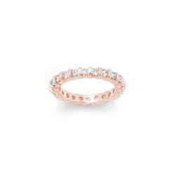 1.25 ctw Certified VS/SI Diamond Ring 14K Rose Gold