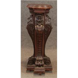 VICTORIAN WALNUT PEDESTAL