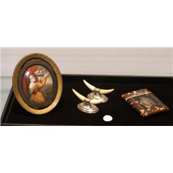 TORTOISE SHELL CARD CASE