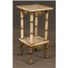 Image 1 : VICTORIAN ONYX AND GILT METAL STAND