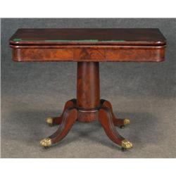 CLASSICAL MAHOGANY GAME TABLE