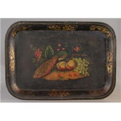 ANTIQUE TOLE TRAY
