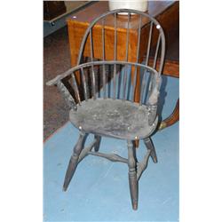 SACK BACK WINDSOR ARMCHAIR