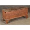Image 1 : OCHRE PAINTED PINE BLANKET CHEST