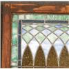 Image 2 : PAIR OF VICTORIAN LEADED GLASS WINDOWS
