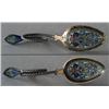 Image 2 : RUSSIAN SILVER AND PLIQUE-A-JOUR SPOON