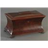 Image 1 : WILLIAM IV MAHOGANY TEA CADDY