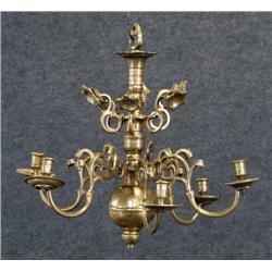 DUTCH BAROQUE BRASS 6 LIGHT