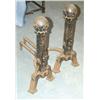 Image 1 : ARTS & CRAFTS WROUGHT ANDIRONS