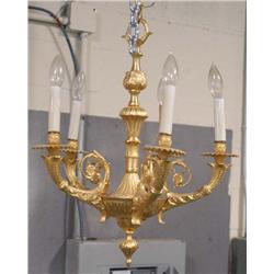 FRENCH GILT BRONZE CANDELIER