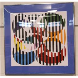 YACOV AGAM SERIGRAPH