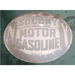 SOCONY GAS GLOBE CONVEX SIGN