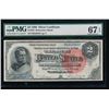 Image 1 : 1886 $2 Silver Certificate PMG 67EPQ