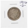 Image 1 : 1916-D Barber Quarter Coin