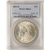 Image 1 : 1883-O $1 Morgan Silver Dollar Coin PCGS MS63 Amazing Rainbow Toning