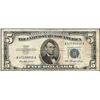 Image 1 : 1953 $5 Silver Certificate Faulty Alignment ERROR Note