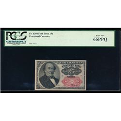 25 Cent Fifth Issue Fractional Note PGCS 65PPQ