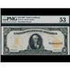 Image 1 : 1907 $10 Gold Certificate PMG 53