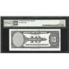 Image 2 : 1929 10 Unit American Bank Note Co. "Test Note" PMG Choice About Unc. 58EPQ