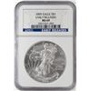 Image 1 : 2009 $1 American Silver Eagle Coin NGC MS69 Early Releases