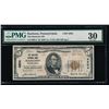 Image 1 : 1929 $20 Hazleton National Bank Note PMG 30