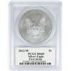 Image 2 : 2012-W $1 American Silver Eagle Coin PCGS MS69 First Strike Mercanti Signature