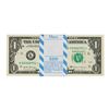 Image 1 : Pack of (100) Consecutive 2017 $1 Federal Reserve STAR Notes Dallas