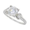 Image 3 : 18KT White Gold 1.23ctw Diamond Ring