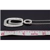 Image 5 : 14KT White Gold 0.625ctw Diamond Pendant with Chain