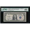 Image 1 : 1935A $1 Experimental Silver Certificate PMG 64EPQ