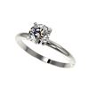 Image 1 : 1.01 ctw Certified Quality Diamond Engagement Ring 10K White Gold