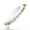 Image 2 : 8.75 ctw Mix Cut Diamonds Designer Bracelet 18K Yellow Gold