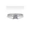 Image 1 : .50 ctw Princess Cut VS/SI Diamond Engagement Ring 14K Rose Gold