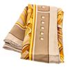 Image 5 : Hermes Gold Multicolor Rythmes Silk Scarf