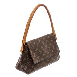 Louis Vuitton Monogram Canvas Leather Mini Looping Bag