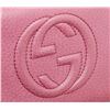 Image 5 : Gucci Pink Leather Soho Zip GG Wallet