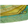 Image 4 : Hermes Green Silk Astrology Calendar Scarf