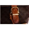 Image 5 : Celine Brown Macadam Canvas Leather Trim Medium Backpack