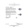 Image 5 : 1.89 ctw Blue Sapphire And Diamond Ring - 18KT White Gold
