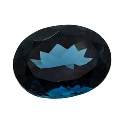 24.10 ct. Natural Oval Cut London Blue Topaz