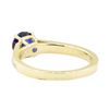 Image 3 : 1.28 ctw Blue Sapphire and Diamond Ring - 14KT Yellow Gold