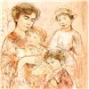 Image 2 : Lotte and Her Children by Hibel (1917-2014)