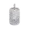 5.15 ctw Diamond Pendant - 14KT White Gold