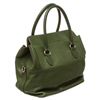 Image 4 : Hermes Green Leather Toolbox Satchel Handbag