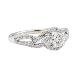 0.93 ctw Diamond Ring - 14KT White Gold