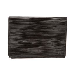 Louis Vuitton Black Epi Leather Bifold ID Holder