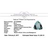Image 2 : 3.39 ct.Natural Trilliant Cut Aquamarine